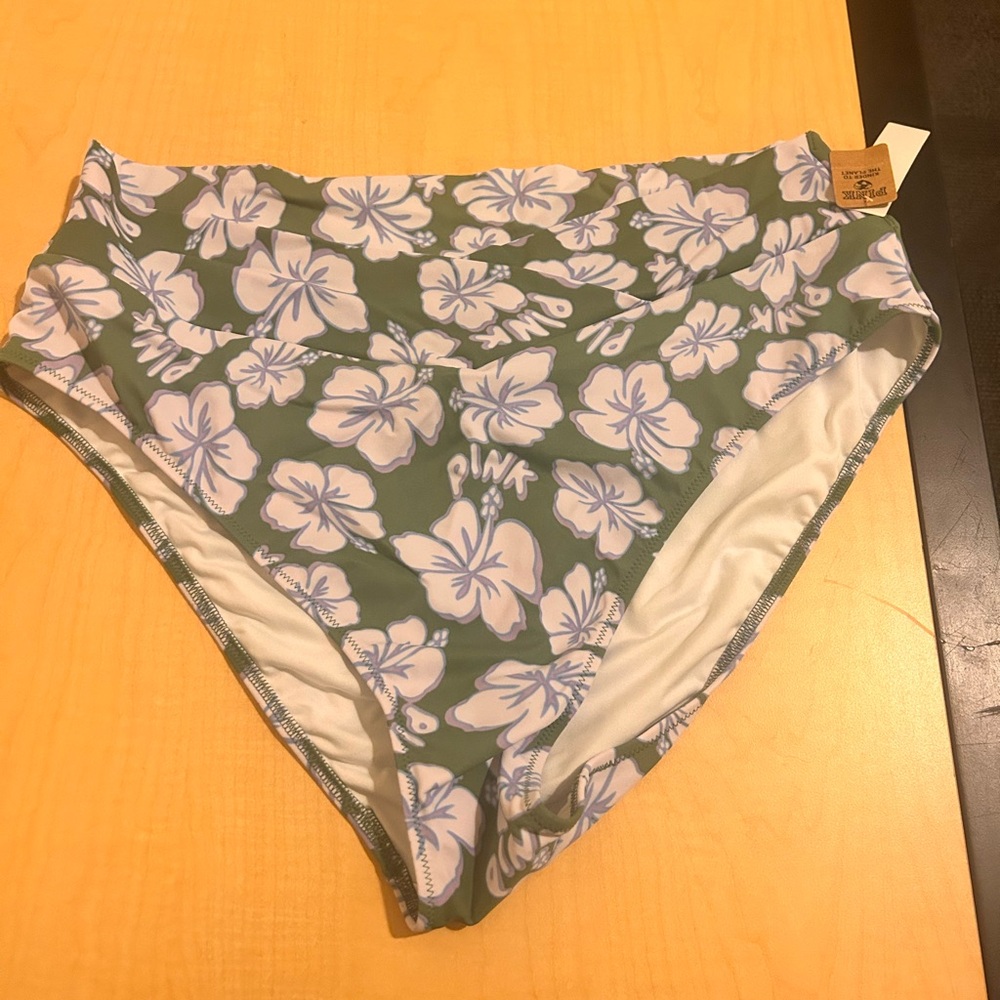 PINK Hibsicus Bikini Bottoms